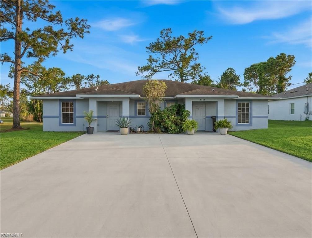 Cash-Flowing Duplex Near Gateway – Fully Rented & Priced Right Solid investment in a prime Lehigh Acres location right by Gateway! Each side offers 3 bedrooms and 2 full baths, indoor laundry, and plenty of living space. The property is fully rented, producing immediate income from day one. With a convenient location close to Fort Myers, shopping, schools, and major roadways, this duplex checks every box for investors looking for stability and strong long-term upside. Priced right — this one won’t last.