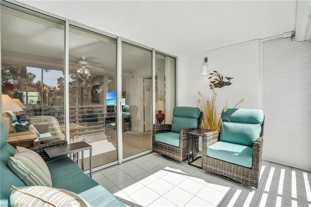 This turnkey furnished 4th floor condo in Bay Forest’s Naples Cove features 2 bedrooms, 2 full bathrooms along with a laundry room and is ready for new owners to experience the Naples Lifestyle. The open-concept floor plan has your everyday living and entertaining in mind with the kitchen overlooking the living room and dining area. The private screened in lanai off of the living room has a southwest facing view of the peaceful preserve and allows breathtaking sunsets.  The primary bedroom has a walk-in closet and an en suite bathroom with a shower/tub combo. The secondary bedroom in the front of the unit has a king size bedroom set and shares the renovated hall bath with a tub/shower combo. There is also a private storage unit by the elevator for beach supplies, bicycles and anything else you may need! Bay Forest is known for its array of amenities, including an expansive bike and jogging path, bocce court, community clubhouse with pool/spa, fishing pier, and pickleball and tennis courts. Experience Naples living...Call today!