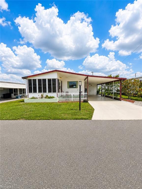 Move right into this beautifully furnished 2-bedroom, 2-bath home located in the desirable 55+ community of Tamiami Village in North Fort Myers. This well-maintained residence features a spacious and comfortable layout, a bright sunroom perfect for relaxing or entertaining, and comes fully furnished for your convenience. Nestled in a quiet neighborhood, you'll enjoy peaceful living while still being close to shopping, dining, medical facilities, and local attractions.

Residents enjoy an active Florida lifestyle with access to three swimming pools, a hot tub, sauna, fitness center, library, billiards room, shuffleboard courts, horseshoe pits, two clubhouses, walking paths, pickleball and tennis courts, a dog park, and a full calendar of community activities and events.

A minimum 60-day lease is required. Applicants must complete both the property management application and HOA application, and application fees apply for both. All occupants are subject to HOA approval prior to move-in.

Enjoy hassle-free living in one of North Fort Myers' most sought-after active adult communities. Contact the management company today to schedule your private showing and begin the application process.

Available now – fully furnished and move-in ready!

all information thought to be correct but not guaranteed.