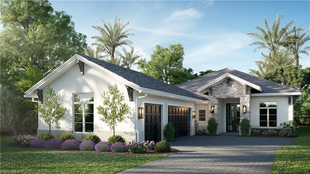 One or more photo(s) has been virtually staged, AI generated or rendered.  Permit Ready! Seagate Development Group presents the Avalon Custom Home in Palisades, one of Seagate’s newest, gated communities in the heart of Naples. This custom home is a collaboration between Seagate Development Group and JMDG Architecture, and custom landscape & hardscape design by Outside Productions. The open-concept plan features 3 bedrooms, 3 full and 1 half bath, study, dining area, island kitchen, tray ceilings, outdoor living, swimming pool, and a 3-car garage with epoxy finished floors. Features include double pane Andersen impact windows & doors, 10’ tall pocket sliding glass door, Sub Zero/Wolf appliances, Kohler plumbing fixtures, custom cabinets, quartz countertops, frameless shower enclosures, free standing tub in master, custom closet systems, premium wood baseboards, premium window & door casing, solid 1¾” interior doors, Emtek interior door hardware, 4" recessed LED lighting throughout every room, Control4 home automation system, spray foam insulation, sound insulation in bathrooms and laundry, level 5 drywall, lush landscaping and more! Palisades is an enclave of 25 custom homes situated in a premier Naples location with abundant amenities, only minutes away from Mercato, Waterside Shops, 2 Ritz-Carltons, and other exceptional shopping, dining, and beachfront destinations.