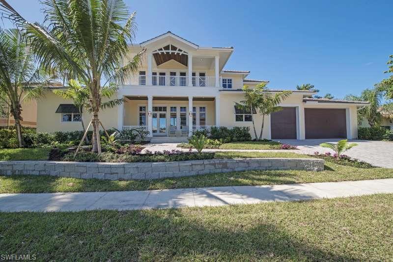 New custom home with quick direct Gulf access in a great location. 4 bedrooms, 4.5 baths with creative architectural design. Infinity edge pool, spa with water feature, Viking appliances, home automation, summer kitchen, motorized screens, patio fire feature. Anderson impact windows & doors. To be a Florida Green Building Coalition certified home.
