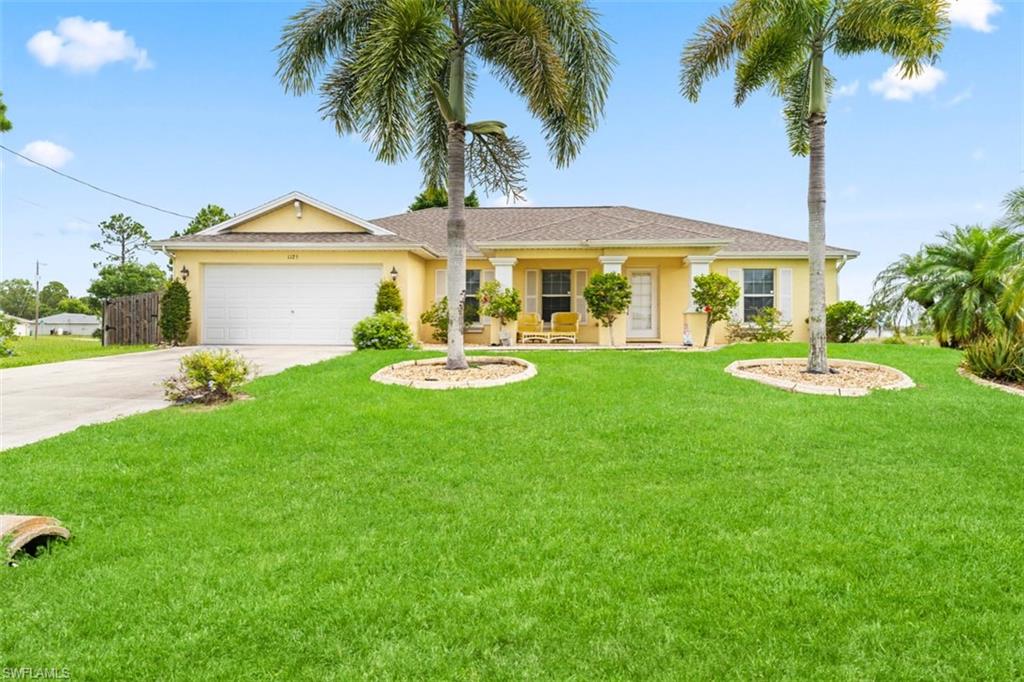 Lowest priced pool home in Cape Coral! $10,000 towards closing cost assistance. New roof. No flood zone (Flood Zone X). Corner lot for more space and no neighbors on one side. Very spacious home with a custom kitchen. Charming outdoor space. Features a den which is currently used as a formal dining room. Schedule your showing today! Very attractive price and spacious home. One of the best deals on the market today. Easy access to Del Prado and Old 41. Minutes from Island Coast High School and 8 minutes from Publix and 7-Eleven. Charming neighborhood. Make your offer today. Hablo Español.