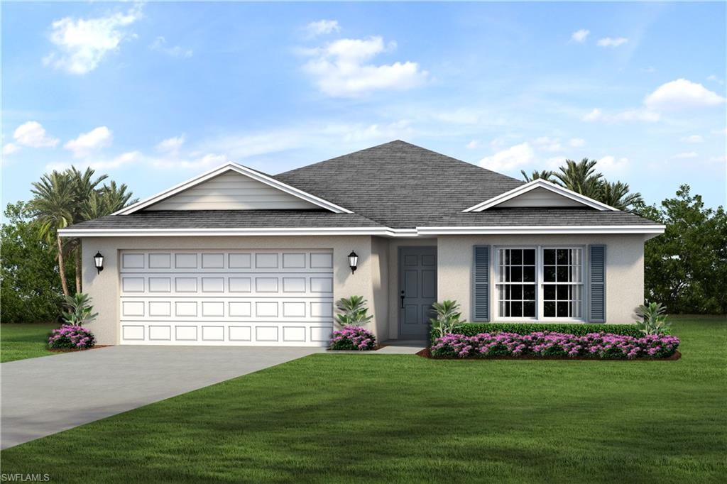 New construction!! The Palm floorplan in the Signature Series. Beautiful 3 bedroom home. Home includes a 1 year 
warranty and a 10 yr structural warranty. Open floor plan with cathedral ceilings and center island kitchen. Features 
include: Concrete Block Construction, under truss lanai, high efficiency AC system, Moen plumbing fixtures, Dimensional 
Shingles, PGT Low E Insulated windows, 30” upper cabinets, stainless steel kitchen appliance package, irrigation system, 
water treatment system, tile in kitchen and baths, walk in shower in master bath, Concrete Driveway. Pictures shown 
are of a completed home and features may differ. You will not find another new construction home at this price with 
this quality of construction.  Renderings, photos & virtual tour are of like model and are used for display purposes only.