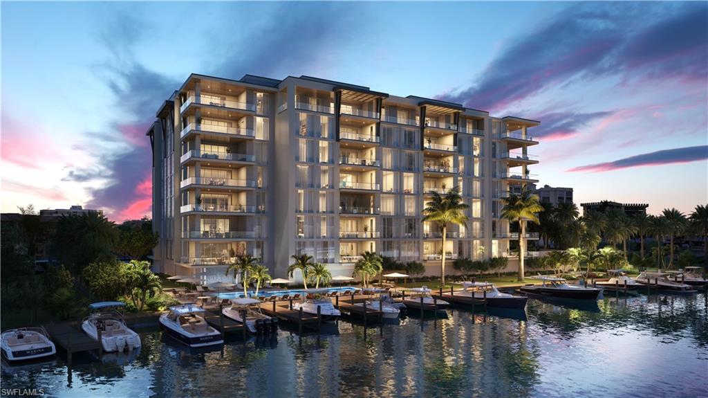 Experience coastal luxury at its finest in this stunning residence at 3300 Gulf Shore, Naples’ newest waterfront address. This beautifully designed residence offers a refined living space with soaring 11-foot ceilings, expansive terraces, and sweeping views of Doctors Bay in the Moorings. Enjoy seamless indoor-outdoor living in this meticulously appointed residence, which features refined touches, chef-inspired kitchens and spa-like bath retreats. 3300 Gulf Shore's intuitive and modern design celebrates modern living at its finest, with residences featuring dramatic terraces with private outdoor kitchens, complete with a natural gas grill and luxuriously appointed interiors. Residents enjoy world-class amenities including a private 16-slip marina, resort-style sunrise and sunset pools, state-of-the-art fitness and wellness center, sports and gaming lounge, private dining spaces, and 24-hour concierge services. Located just across the street from the pristine beaches of Naples, and less than a quarter mile from the upscale dining and boutique shopping of Venetian Village, 3300 Gulf Shore offers one of the most coveted addresses in Southwest Florida. This is coastal living redefined—where timeless architecture, modern luxury, and an unbeatable location come together. Presentation Gallery located at: 1400 Gulf Shore Blvd, Suite, 166. Naples, FL 34102.