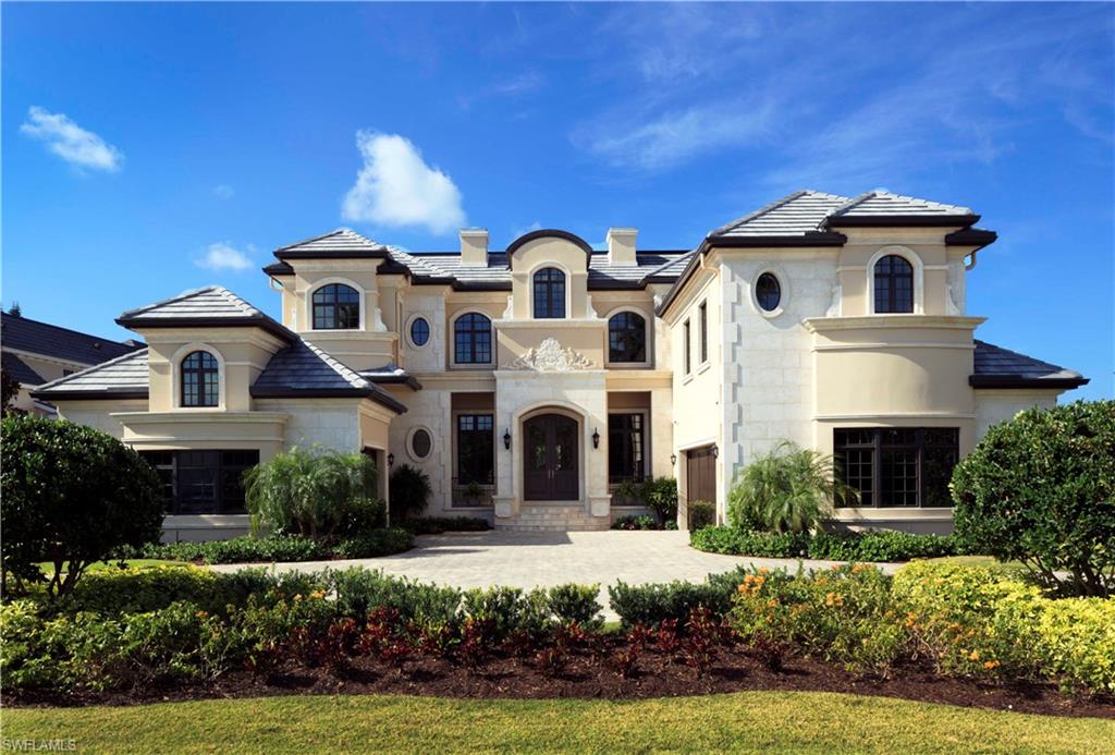Newly built, this magnificent custom Port Royal estate offers the ultimate in waterfront living surrounded by gracious style and craftsmanship. This classically designed 5-bedroom home is perfectly situated with a western exposure overlooking Smuggler’s Bay. From the reception entry throughout the main living areas, walls of glass and French doors inspire a seamless transition to the outdoors living area that offers an elegant open terrace, spectacular infinity-edge saline pool, spa, and covered lanai with outdoor kitchen and fireplace. The sprawling interiors make entertaining a pleasure with an open gourmet kitchen featuring Wolf, Sub-Zero and Miele appliances, a formal dining room, and climate controlled wine storage area. A 1st floor master suite with Virginia vintage hardwood floors, his-and-hers walk-in closets, and a impressive master bath offers a private retreat while the second level highlighted with architectural millwork, creates an exclusive haven for visitors and family including 4 luxurious guest ensuites, spacious loft area, wet bar, and waterfront balcony. Direct access to the Gulf of Mexico completes this one-of-a-kind residence.