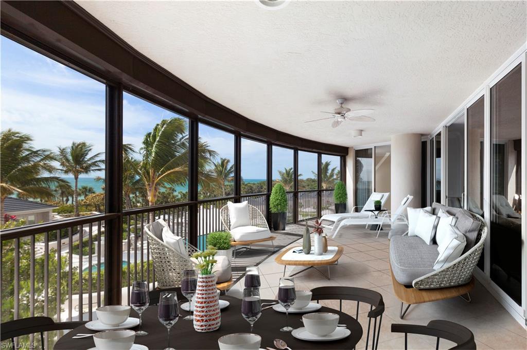 Brand new multi-million-dollar renovations have been done at The Remington in Bay Colony.  This may be the single most desirable address in all of Naples.  Located directly on the famous white sandy beaches of the Gulf of Mexico at Vanderbilt beach and the Ritz Carlton. Residents enjoy front desk personnel, exclusive gated manned entry. This very rarely available three bedrooms, three bath condo is fully remastered to give you that open, airy, light and bright feel that buyers want today. Pool, cabana and beach views offer a bit of everything with great nighttime lighting of interest.  With fantastic Italian glass countertops and private elevator entry, this Coastal Island Contemporary home has a large expansive lanai  and sliding glass doors which open the entire living space to the outside. Guests need privacy? Need room service? Call the Ritz Carlton. Bay Colony's Beach Club is steps from your door.  If you want to live in the most prestigious address in Naples, Bay Colony is the home you’re looking for and the Remington is the Iconic tower that you need to live the life you deserve! Two premium garage parking spaces included and all assessments have been paid by the seller.