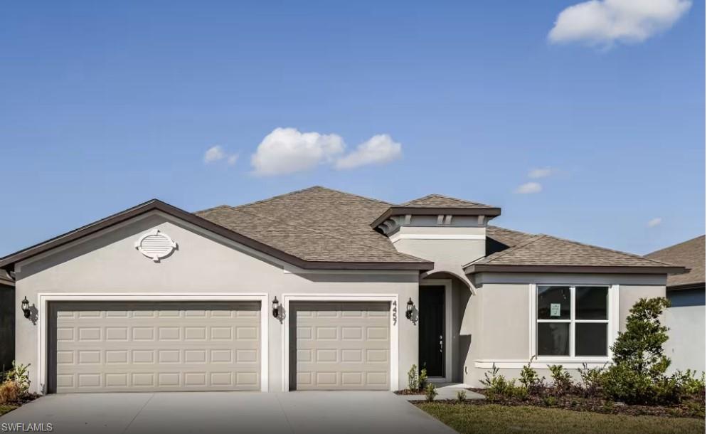 Brand new Ranch home with 3bd plus a den and 3 car garage. This home features many upgrades such as Silestone cabinets, 42" gray cabinets, 18x18 tile floors in all room except bedrooms. This home comes with all appliances including washer, dryer, refrigerator and blinds. Large walk-in shower with tiled walls and glass enclosure.