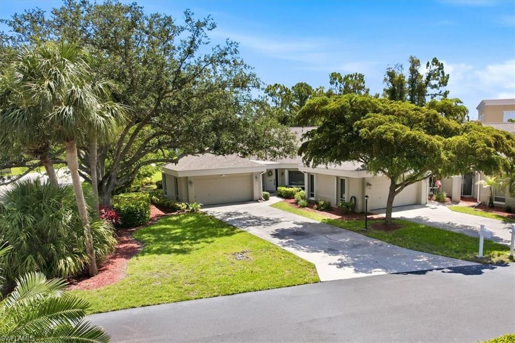 Rarely available end-unit villa in the desirable Sungate Villas at Fountain Lakes! Lovingly maintained by the original owner, this spacious attached villa is ideally situated on a quiet dead-end cul-de-sac and offers the privacy of an end unit with a desirable 2-car garage, with an extra long driveway for additional ease of guest and family parking.

Major updates provide peace of mind, including a new roof (2023-2024), A/C (2020), water heater (2022), and the Challenger electrical panel is scheduled to be replaced at the seller's expense in July 2026. The home is not located in a flood zone, and the Sungate Villas Condominium Association is scheduled to install a new driveway in September 2026, adding even more value.

Inside, you'll discover an exceptionally functional floor plan filled with natural light and an expansive screened lanai that creates the perfect setting for relaxing, entertaining family and friends, or enjoying Southwest Florida's beautiful weather year-round. While the interior offers an opportunity for cosmetic updating, a little TLC will transform this well-designed home into a stunning showcase that reflects your personal style.

Storm protection is already in place with a combination of accordion hurricane shutters and manual slide-in shutters.

Residents enjoy an active Florida lifestyle with Fountain Lakes' outstanding amenities, including a bundled 9-hole par-3 golf course (included with ownership), community swimming pool, clubhouse, fitness center, tennis courts, pickleball courts, bocce, shuffleboard, billiards, library, playground, volleyball, and a scenic 2-mile walking and jogging path winding throughout the beautifully landscaped gated community.

Location is everything, and Fountain Lakes delivers! Conveniently located directly across from Coconut Point, you're approximately 1 mile to Coconut Point's premier shopping, restaurants, and entertainment, about 8 miles to Bonita Beach, 16 miles to Fort Myers Beach, approximately 10 miles to Southwest Florida International Airport (RSW), and just 20 miles to downtown Naples, making it easy to enjoy world-class beaches, dining, golf, boating, and everything Southwest Florida has to offer.