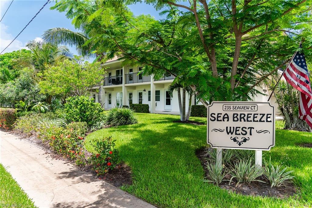 In a tranquil location, surrounded by lush tropical landscaping, this first-floor unit offers the ideal coastal retreat. Our famous Residents' Beach just blocks away. With the Gulf just off your front door, you will enjoy the soft breezes and effortless access to sun-soaked shores while enjoying all Marco Island is famous for. Imagine spending your days lounging by the pool or walking along the Gulf with your toes in the sand. With shops and restaurants accessible without driving makes this an ideal location. The charming interior is furnished but awaiting your personal touch. All appliances are new, air conditioner one year, water heater five years, impact windows for worry-free living and tile floors throughout. The unit has been deep cleaned including the floors and grout. This delightful community features assigned parking and guest parking, a private storage unit, on-sitelaundry, bike storage, a grilling area and a welcoming clubhouse. SELLER OFFERING UP TO $3,000 TOWARD BUYER'S CLOSING COST. NOTE: THE BEDSPREAD IN BEDROOM THAT IS IN THE PHOTOS HAS BEEN REPLACED AND CHAIRS IN LIVING AREA HAVE BEEN SWITCHED TO THE BEDROOM. BEDROOM CHAIRS IN PHOTOS ARE NOW IN LIVING AREA.