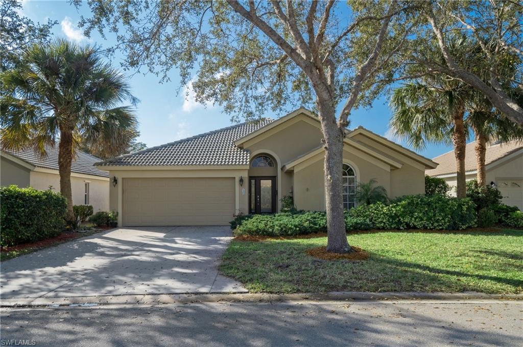 H.14251 - Live in one of Naples most desirable communities. This "Papaya" floor plan features 4 bedrooms 2 bath home is one of the most popular floorplans in Autumn Woods. Soaring ceilings create an open feeling and loads of windows and southern exposure means that it's light and bright. The island kitchen offers lots of counter space, vaulted ceilings, loads of cabinets & granite counters. The expansive lanai provides a tropical surrounding for the pool, spa, and deck. You'll fall in love with the neighbors, community and excellent schools plus the location makes it convenient to all Naples has to offer. Amenities include two swimming pools, heated spa, tennis courts, basketball court, playground, fitness room, and two meeting/activity rooms. Autumn Woods has twenty beautiful lakes and 26.5 acres of natural preserves. Convenient to A-Rated schools, shops, restaurants local attractions and the white sand beaches of the Gulf of Mexico.. Autumn Woods also has 26 acres of natural preserves and 24-hour manned gate access.