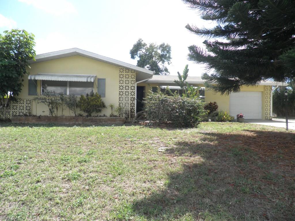 Great starter home or investment property.  City Water and Sewer With ALL Assessments in and paid.  Property is surrounded by waterfront homes! Fenced back yard for your little ones or pets. Quiet neighborhood.  Ideal location for easy access to both Cape Coral Pkwy and Del Prado Blvd, close to shopping and restaurants.