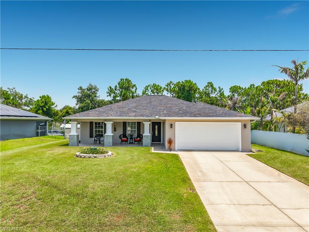 Meticulously maintained and move-in ready, this 3-bedroom plus den home offers extensive updates and peace of mind. Major improvements include a NEW roof (2025), Rheem 3-ton A/C system (2024), impact glass windows and doors, wrap-around gutters (2020), and fresh exterior paint (2026). The kitchen features Whirlpool appliances (2019). The den/home office includes custom built-in wood cabinetry and desk space. Outside, enjoy a fully fenced backyard with a 8x10 storage shed (2021). New water softener (2025) and reverse osmosis under the kitchen sink. Average FPL bills of approximately $125/month. Conveniently located near shopping, dining, schools, and commuter routes, this well-cared-for home is ready for its next owner.