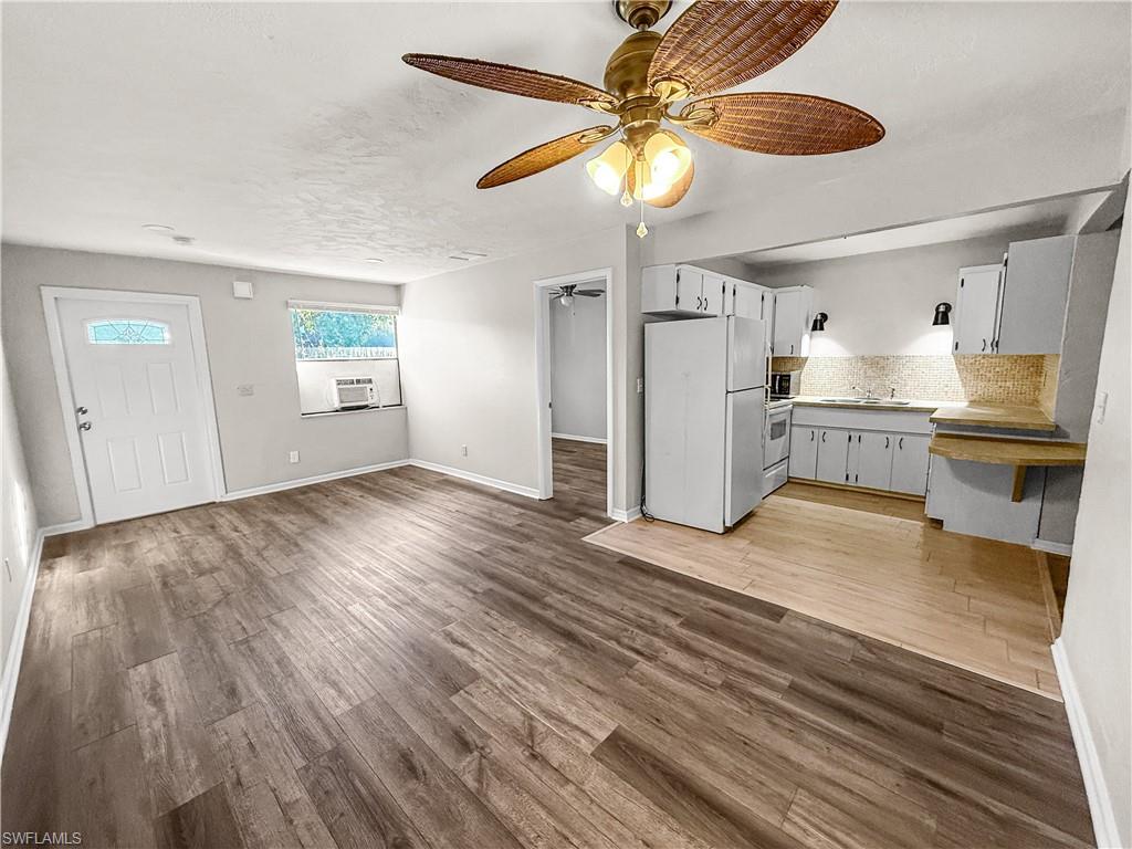 Finally, a Rental That Gets It Right – 2 Bed / 1 Bath + Washer & Dryer | 3744 Estelle Ave Let’s keep this simple: this 2-bedroom, 1-bath triplex at 3744 Estelle Ave is a genuinely solid rental that doesn’t try too hard — and doesn’t need to. Inside, the home feels fresh and taken care of thanks to new interior paint, while the fresh exterior paint gives the property that crisp, well-kept look you want pulling into the driveway. The kitchen comes with a pantry (because not everything should live on the counter), and yes — washer and dryer are included, which immediately puts this place ahead of half the listings you’ve seen. Parking is refreshingly easy with additional guest parking, so friends can visit without sending you screenshots asking “is this spot okay?” Pets are accepted, with restrictions on dangerous dog breeds — quick mention, no drama. Now for the location perks, because they matter: you’re close to major roads, making commuting around Fort Myers straightforward. Downtown Fort Myers is just minutes away for dining, coffee, and weekend plans, and everyday essentials like grocery stores, restaurants, and shopping are right nearby. Basically, errands don’t turn into an event, and going out doesn’t require a game plan. This is the kind of rental that works for real life — clean, comfortable, easy to maintain, and in a spot that keeps things convenient. No weird surprises, no overpromising, just a place that feels like a good decision the moment you move in. Utilities: Tenant is responsible for all utilities. Pet Policy: We warmly welcome your furry companions, with the exception of aggressive or dangerous dog breeds.