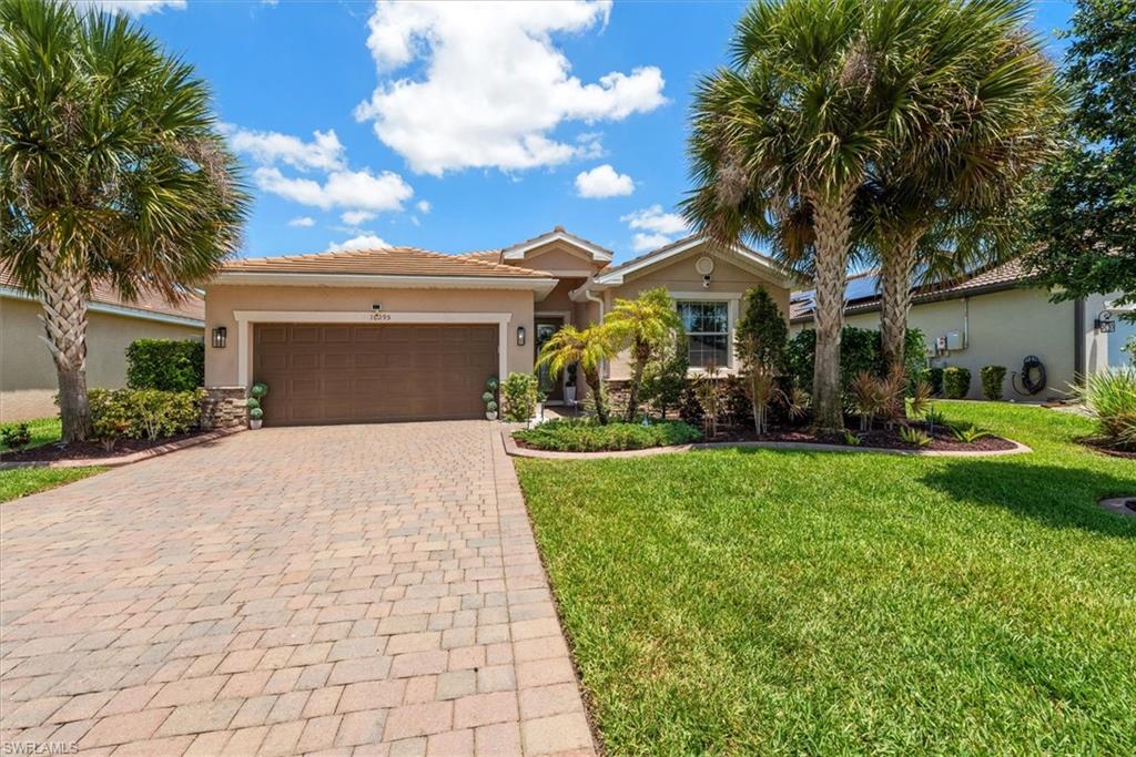 Absolutely stunning 2019 built 4 bedroom, 3 bath pool home with fenced yard and an abundance of upgrades! No attention to detail has been spared - a daylight entry door greets you, followed by neutral paint tones, crown molding and designer light fixtures.  The kitchen boats a large island, walk in pantry, custom backsplash and under cabinet lighting. Every closet has been recently dressed with closet organizers too.

The primary suite houses two closets, a bath with separate tub and shower, and a view of the pool overlooking the pond with a northwestern exposure for absolutely perfect sunsets.

The screened lanai encompasses an outdoor kitchen, covered seating area, string lighting and refreshing pool.  The yard has been well landscaped and groomed for privacy while also offering well placed solar lighting for the perfect setting for any occasion.  The large fenced rear yard allows for peace of mind with children or pets.  

The garage has a painted concrete floor and EV charger for the needs of the future.

This one truly has it all!