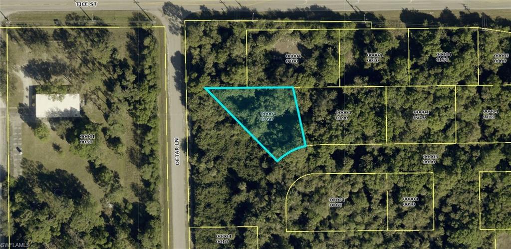 Vacant industrial land opportunity in Fort Myers near Detar Lane and Tice Street, with convenient access to the I-75 corridor. This raw land parcel is identified as PID 10-44-25-00-00004.0160 and is located near existing industrial and commercial activity in the Tice area. Industrial zoning/use, making this a potential fit for buyers seeking a small industrial land parcel in Lee County.