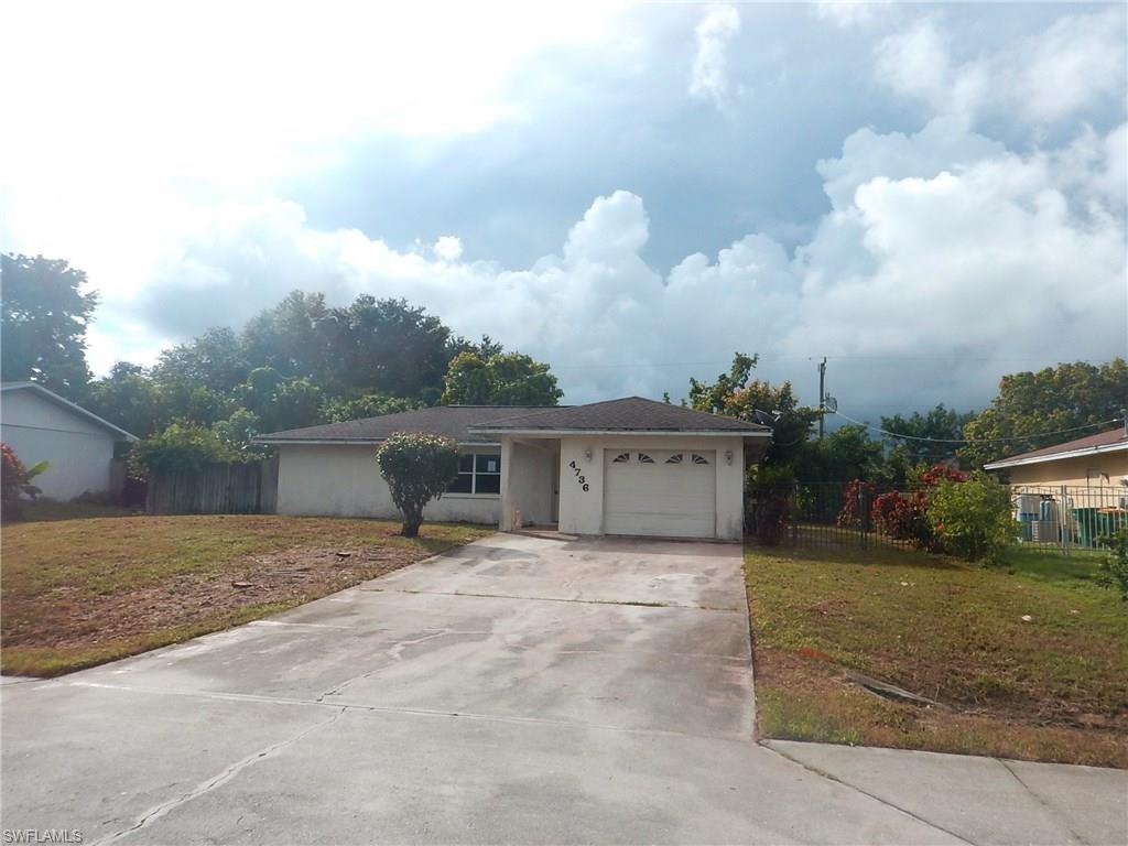 Handyman Special 3/2 located in the desirable Golden Gate area of Naples. This fixer-upper offers a split bedroom floor plan, two separate living areas, an open eat-in kitchen with ample counter and cabinet space and tile throughout. Minutes away from I-75, schools, dining and shopping. Perfect rental investment or starter home! All Information recorded in the MLS is intended to be accurate but cannot be guaranteed, buyer advised to verify. Sold As-Is. No utilities will be turned on to this property and only cash/renovation loan offers with 0 day inspection period will be considered. Buyer should perform their due diligence/necessary inspections before submitting an offer.