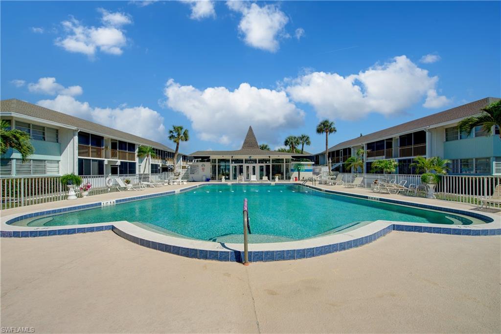 Welcome to Country Club Estates Condo! 55+ Community. 

This easily accessible first floor condo is perfect for either a winter getaway or full time living.  Great location near Country Club Boulevard and Cape Coral Parkway.  You are close to wonderful waterfront parks (within 5 minutes) and downtown Cape Coral dining.  Jaycee Park, Four Freedoms, Four Mile Cove Ecological Park, and Slipaway Food Truck Park & Marina are all nearby.  Easy access to both family-friendly and social lifestyle spots! 

Residents of Country Club Estates Condo love the new exterior paint, oversized heated pool and lounge area. The large clubhouse features indoor/outdoor showers, bathroom and kitchen facility for gatherings with family & friends! Additional amenities include a BBQ patio, community room, billiards and shuffleboard. 

Relax and unwind on your private lanai while enjoying a serene, park-like view. Inside, the condo features a vaulted ceiling in the dining area, a bright white tray ceiling in the kitchen, updated plank tile flooring in the bathroom, and tile flooring throughout. You’ll also appreciate the extra-large walk-in pantry or storage closet conveniently located within the unit.
