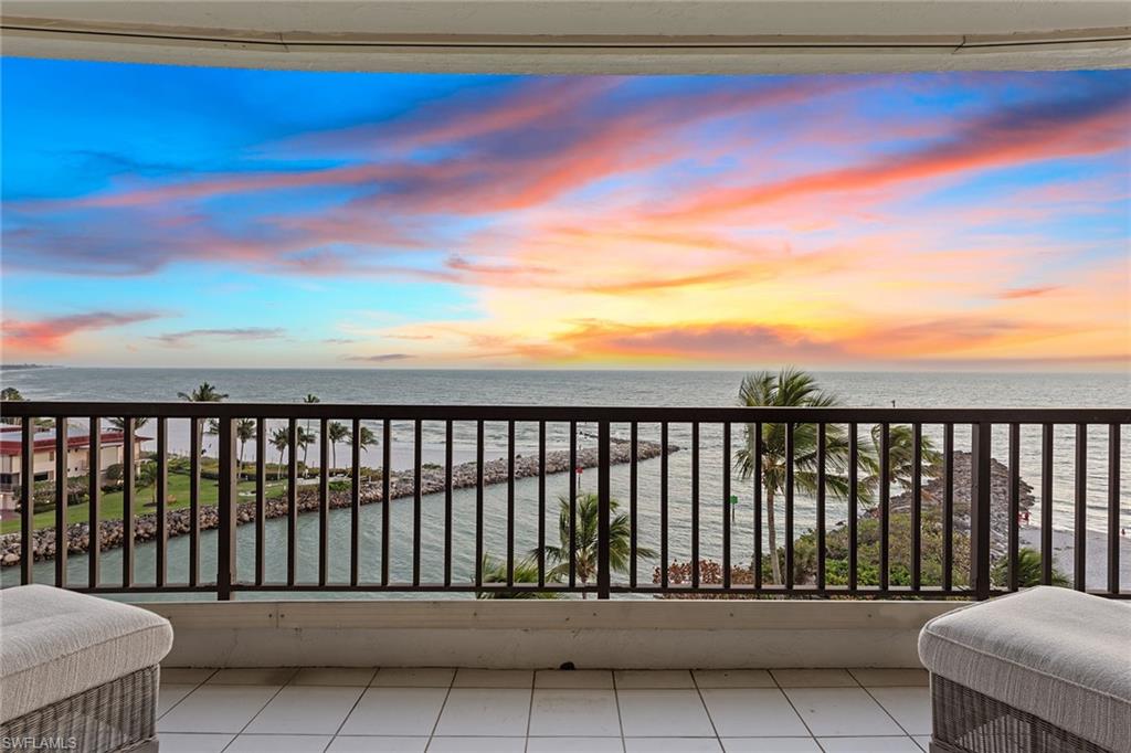 Most desired building in the Moorings. This rarely available home in the West building at Admiralty Point has three bedrooms plus a den and spectacular 7th-floor southwest views of the Gulf for miles. Wake up in your spacious master suite to the beautiful turquoise water and incredible sights of dolphins. Step out onto your expansive balcony to watch the colorful sunsets Naples is known for. It's a blank canvas to make your own peaceful getaway retreat. You're in a prime location on 10 acres of beach and bayfront property with docks on-site, so you'll have easy direct access to the Gulf with no bridges. Feel secure with under-building parking, 24-hour patrolled grounds, secure lobby entry and guarded gate. Admiralty Point runs along Doctors Pass, offering extensive lifestyle amenities, including two social rooms, fitness facility, two Har-Tru tennis courts, two shuffleboard courts, kayak launch, built-in grills, a vehicle wash station and even a kiddie pool. Unique to Admiralty Point, residents also enjoy both sunrise and sunset pools and spas to take full advantage of the scenic beauty from morning to night.