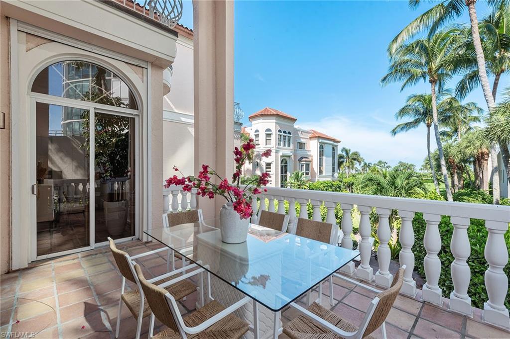 Take advantage of this rare opportunity to own one of only a handful of single-family beachfront homes in Park Shore. This attached villa gives you surprisingly beautiful Gulf views from the living areas, kitchen and master bedroom, and glistening Bay views from the loft and 2 guest bedrooms. With stunning updates throughout, it is perfect for entertaining or spending a relaxing day by yourself. The kitchen boasts under-lit Alexandria quartz countertops, gas stove, Thermador and Sub-Zero appliances, hammered copper sink, and custom cabinetry. This hidden gem provides a private two-car garage, elevator, pool, and spa. Walk out onto your own fenced back terrace with lush landscape and direct access to the sandy beach and the Park Shore promenade, a private 1.3-mile paved path to stroll along the beach. Pets are welcome, and owners have the opportunity to buy or lease a boat slip across the street at the Venetian Bay Yacht Club. After a day on the water, walk to the renowned dining and shopping at Venetian Village, or take a quick drive to 5th Avenue, Mercato, or the Waterside Shops. You will never be at a loss for beauty and entertainment in the heart of Park Shore.