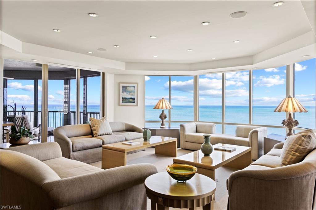The Windsor at Bay Colony is a top-tier beachfront highrise with private entrances to each unit. Located next to the Club at Bay Colony, this 8th floor, over 6000 square foot home features privacy and unsurpassed views of the Gulf of Mexico with year-round sunsets. Floor-to-ceiling windows, Natural stone floors, and quality finishes throughout are just a few of the features this property boasts. Large master and guest suites for your family and friends are truly built for comfort and relaxation.

Bay Colony is the most exclusive gated community within Pelican Bay. There is only one Pelican Bay! Pelican Bay boasts three miles of beachfront with three beachside dining choices as well as, 88 acres for recreation including sailing, tennis, canoeing/kayaking, walking/biking trails, and fitness center/programs, and much more. Located adjacent to Waterside Shops and Artis-Naples, you will never lack dining, shopping, or entertainment options.