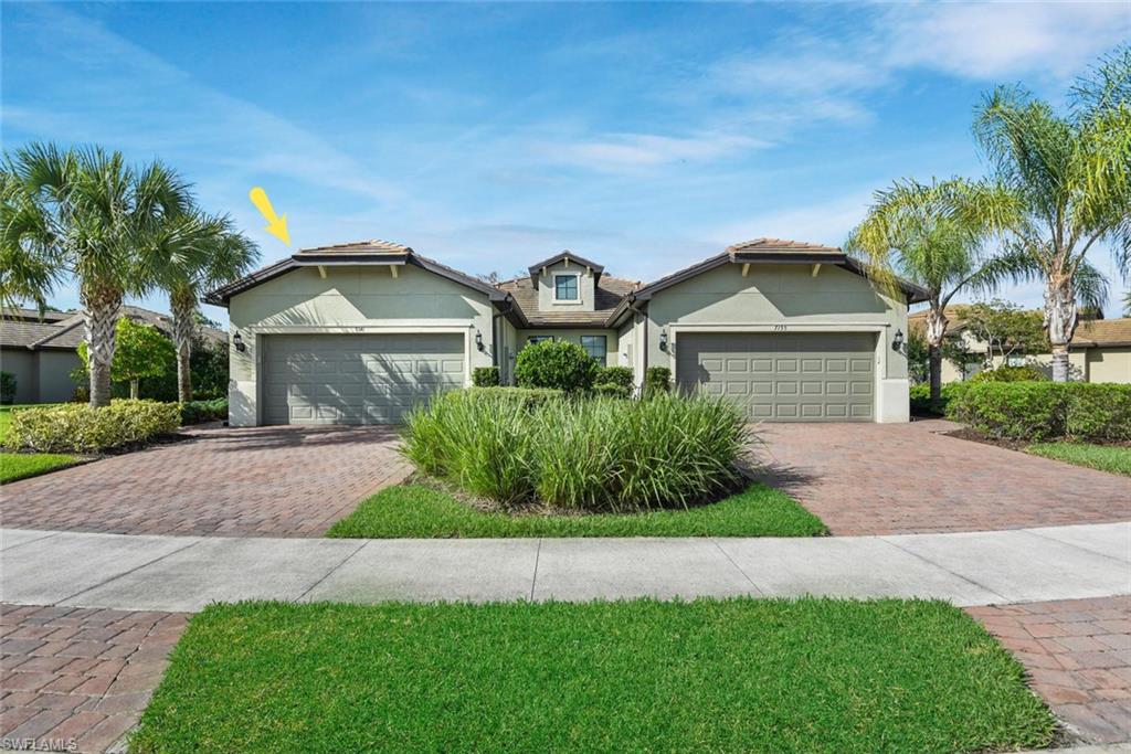 Resort style living at it's best comes with living in this community! This attached villa is situated in Winding Cypress where homes are nestled in 800 acres of natural preserve.  This 2 bedroom and den pool homes is full of upgrades, tile throughout, upgraded kitchen cabinets, pocket doors, under cabinet lighting and crown molding throughout.
Enjoy the privacy of your own pool with custom water feature or enjoy the resort pool which is located right around the corner from the home. Amenities include bocce, pickle ball, tennis, fitness studio, bar and grill.  This is a natural gas community giving the added benefit of gas range, water heater and dryer.