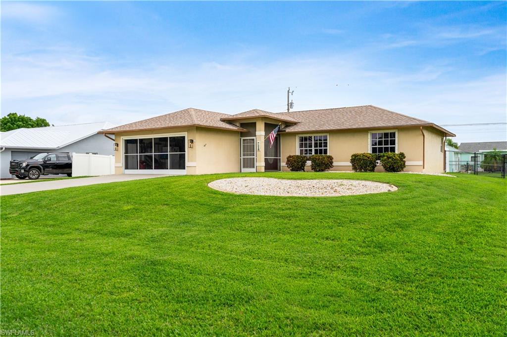 NOT IN A FLOOD ZONE, ASSESSMENTS PAID. Pride of ownership is evident throughout this well-cared-for 1996 Mastercraft home. The kitchen features a brand-new stove and microwave, and the refrigerator is only a year or two old. The primary bathroom has been nicely remodeled, offering a fresh, updated feel.

Enjoy casual dining at the convenient eat-in breakfast bar that comfortably seats four. The backyard is fully enclosed with a 5-foot chain-link fence, providing a secure space for pets, play, and outdoor enjoyment. The garage includes a sliding screen enclosure, allowing for excellent ventilation while keeping insects out—perfect for hobbies or additional living space flexibility.

Major improvements include a full home repipe completed in 2020, adding peace of mind for years to come.