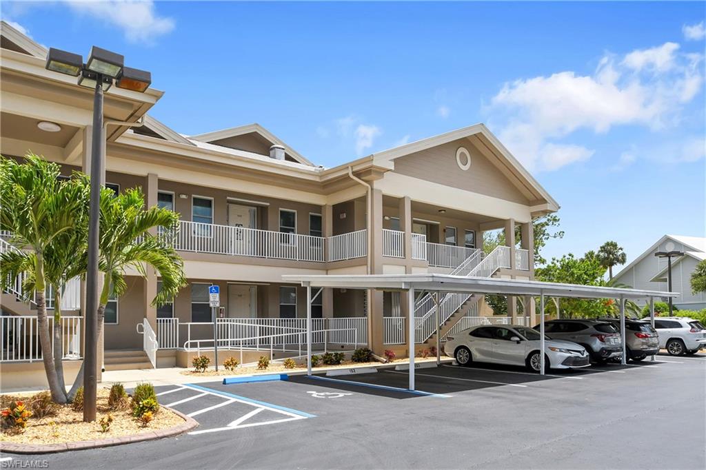 Welcome to Mariner's Cove at Riverbend, a hidden gem nestled along the Caloosahatchee River in North Fort Myers. This beautifully updated 2-bedroom + den, 2-bath, second-floor condo offers 1,429 square feet of thoughtfully designed living space, surrounded by lush tropical landscaping and serene lake views.
Inside, you'll find an inviting open floor plan with volume ceilings, enhanced by numerous upgrades, including impact-resistant windows, updated flooring, modern fixtures, stainless steel appliances, quartz countertops, and a newer A/C system. The spacious den provides flexibility for a home office, hobby room, or could easily be converted to a third bedroom.
A highlight of this residence is the large, screened lanai overlooking a picturesque lake, creating the perfect setting to enjoy your morning coffee or evening cocktail, or simply take in the peaceful natural surroundings.
Located in a quiet, well-maintained community, Mariner's Cove residents enjoy access to a community pool and the convenience of being just minutes from shopping and dining.  Additionally, easy access to I-75 makes commuting and travel throughout Southwest Florida effortless. The vibrant Downtown Fort Myers River District is only a short drive away, offering waterfront dining, entertainment, boutiques, and cultural attractions.
Outdoor enthusiasts will appreciate the unique opportunity to launch a kayak or paddleboard right from behind the community and explore the scenic creek that leads directly to the river. Whether you're seeking a year-round residence, seasonal retreat, or investment opportunity, this lakefront condo delivers the perfect combination of privacy, convenience, and the relaxed Southwest Florida lifestyle you've been searching for.