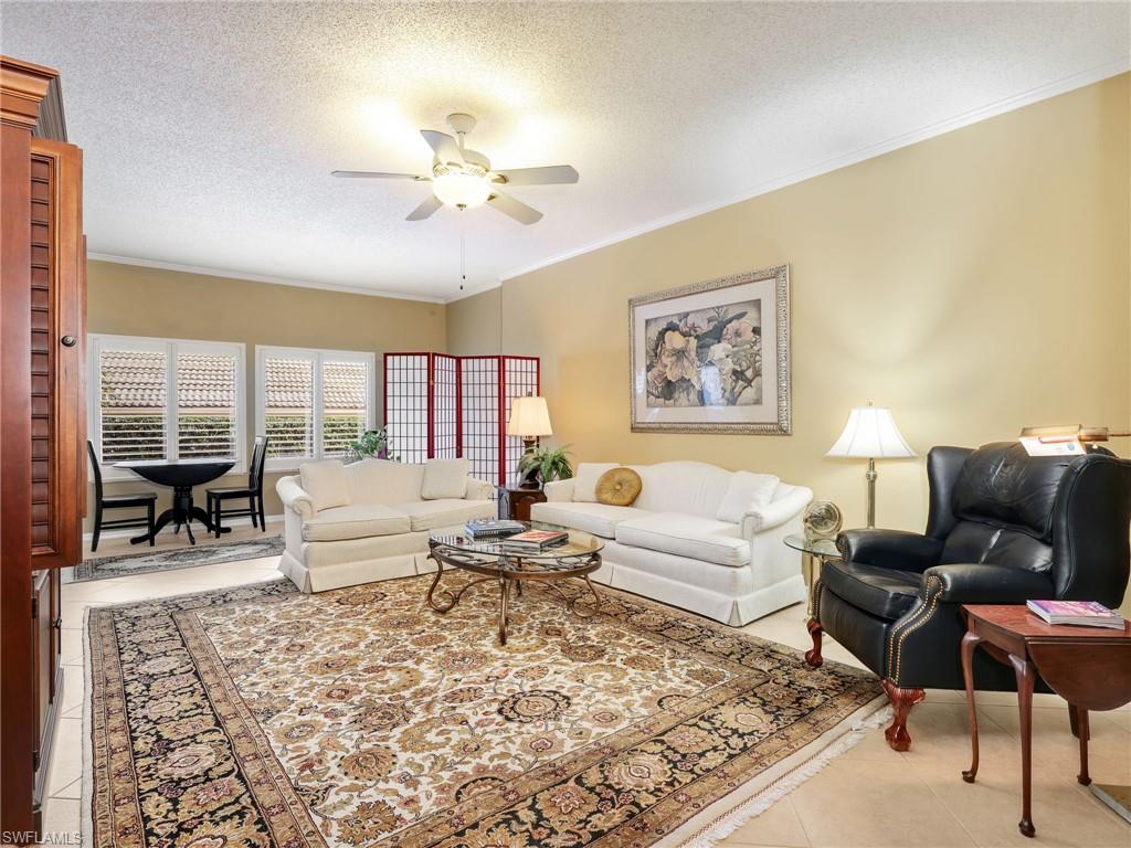 Discover the best of resort-style senior living at Arbor Trace, North Naples’ premier 55+ community. This inviting 1-bedroom, 1-bath Deluxe condo featuring The Mango Floor Plan offers 1,004 square feet of comfortable, well-designed living space in a tranquil setting, providing the perfect spot to enjoy morning coffee, entertain guests, or relax while taking in the serene surroundings. Arbor Trace is a premier 55+ community offering deeded condominium ownership with 100% equity and no financial or medical requirements. Residents enjoy a maintenance-free lifestyle with all utilities included in your monthly condo fee: water, electric (excluding tower), sewer, trash removal, recycling, pest control, and cable TV/Wi-Fi for all individual units. Monthly club fee includes amenities such as resort-style heated pool, fitness center, tennis/pickleball, bocce courts, golf putting green, two libraries, curated social events, and a meal plan. Benefit from comprehensive support services such as 24-hour medical monitoring, transportation to medical appointments, shopping, and group outings. Enjoy peace of mind with an onsite assisted living if you need it.