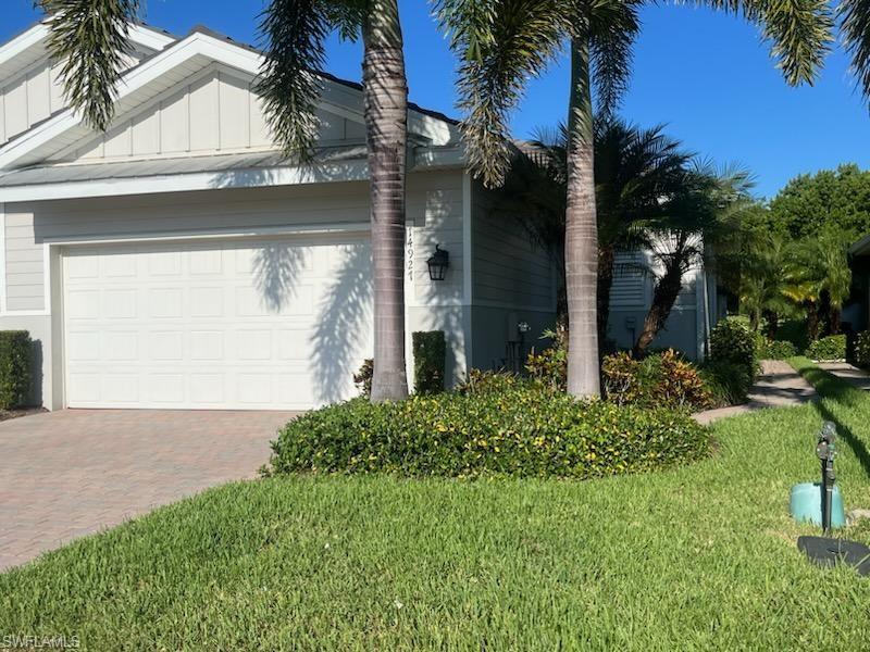 Beautiful unfurnished home in the desirable Edgewater neighborhood of Naples Reserve. This 2017 built, open-concept home features a modern kitchen with stainless steel appliances and a large island, a spacious great room, and a private primary suite with walk-in closet and dual-sink bath. Guest bedrooms are thoughtfully separated for comfort and flexibility. Enjoy outdoor living on the screened lanai overlooking the landscaped yard. Naples Reserve offers resort-style amenities including a lagoon-style pool, fitness center, pickleball and tennis, walking/biking trails, dog parks, and access to a 125-acre recreational lake. Available immediately.