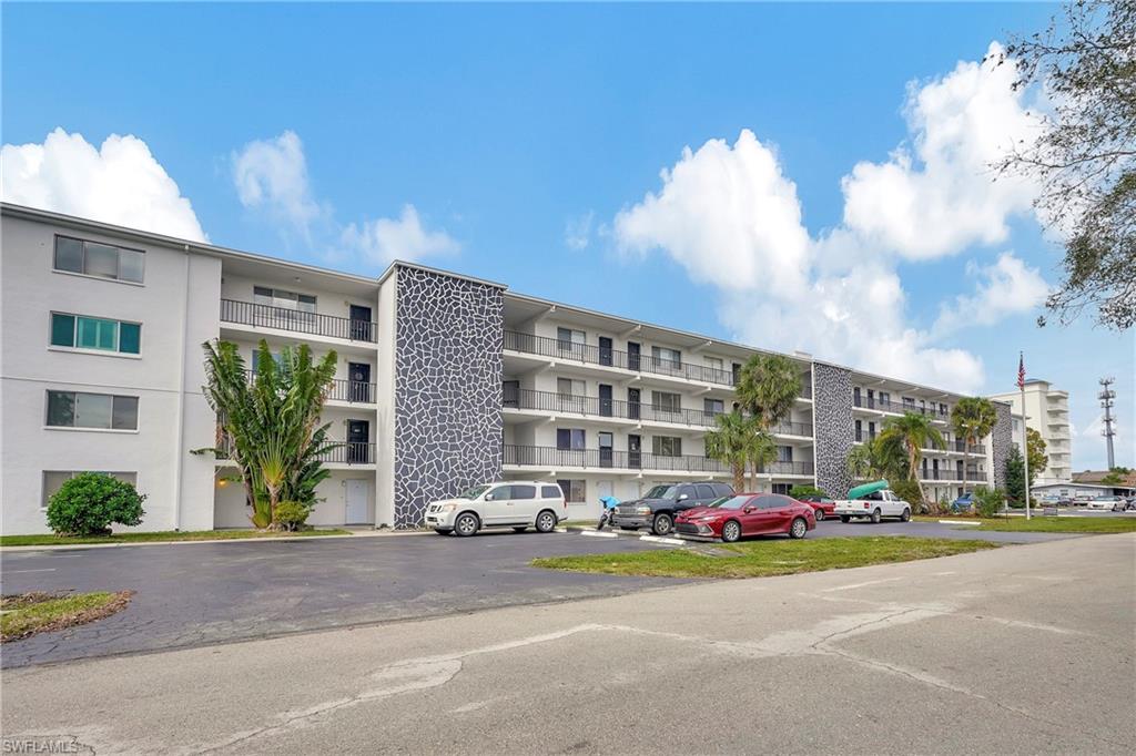 AVAILABLE FOR IMMEDIATE OCCUPANCY! Beautiful and spacious 1 bedroom condo in a GREAT Cape Coral location. Nicely updated with beautiful kitchen and LVT flooring. Bedroom with walk-in closet. Second floor unit. Community pool and assigned parking. Minutes to Cape Coral Parkway, Fort Myers and Del Prado. 55+ community Buy this unit, CHEAPER than renting!