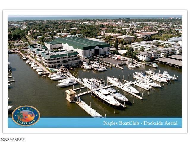 Great upper level dry slip measuring 35’ L x 10’ W x 10’8” H in the upscale Naples Boat Club Boathouse.  Property amenities include newly redecorated clubhouse, heated pool, on site fuel, on site restaurant and, for fisherman, a commercial fish cleaning station and ice machine. Great location on Naples Bay and walking distance to Olde Naples, Tin city and more.