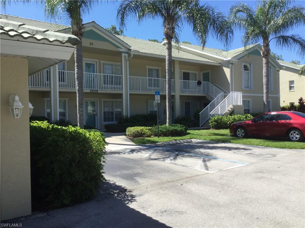 Enjoy a quiet convenient location in the heart of Bonita Springs, off old 41. This second floor 2 Bedroom + Den is just steps from the community pool and clubhouse. The condo features cathedral ceilings, a screened lanai, carport, and was recently redecorated in neutral colors. Bermuda Park is a quaint community with pool, tennis, pickleball, hot tub, exercise room and many scheduled activities. Residents also have full access to the amenities of the adjacent Villages of Bonita community. Beaches, shopping, dining, airport, and medical facilities are a short drive away. A new roof was added in 2025 and community exteriors are currently being repainted.