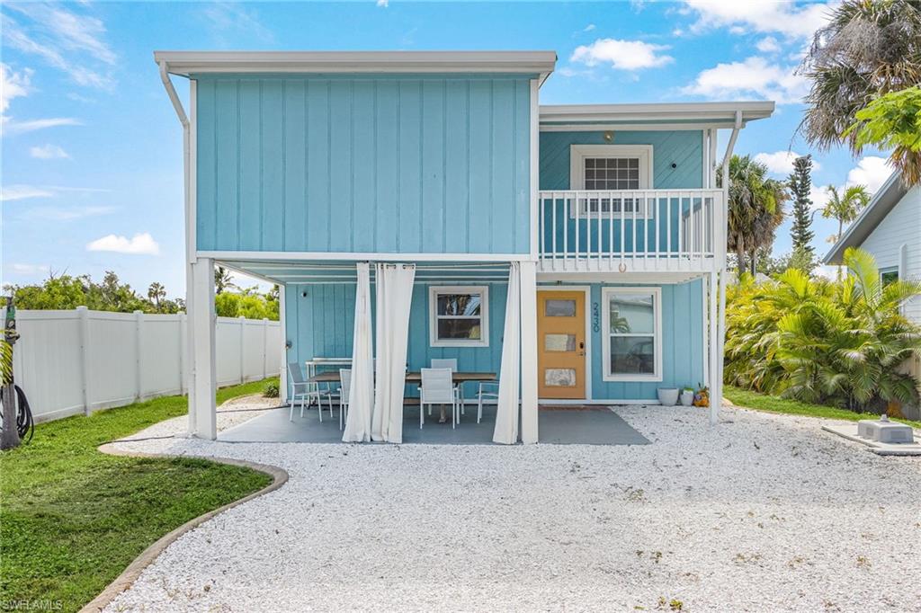 Welcome to your slice of paradise in the heart of St. James City! This beautifully remodeled 2-bedroom, 2-bath home perfectly embodies the relaxed island lifestyle that makes this waterfront community so desirable. Nestled on a quiet street, you'll enjoy peace and privacy while being just a short walk from several popular restaurants, waterfront bars, live music venues, and local favorites.

Inside, you'll immediately appreciate the extensive updates throughout, including a remodeled kitchen, updated bathrooms, new flooring, and stylish finishes that blend modern comfort with classic island charm. The home is filled with character and warmth, creating an inviting atmosphere that's hard to find at this price point.

The spacious great room features soaring ceilings that enhance the open, airy feel of the home, while the primary suite offers its own dramatic vaulted ceiling, creating a true retreat. The oversized primary bedroom includes a private ensuite bathroom, walk-in closet, and a secluded balcony—perfect for enjoying your morning coffee or relaxing with an evening breeze.

Whether you're looking for a full-time residence, winter getaway, or investment property, this home presents an exceptional opportunity to own a move-in-ready piece of island paradise. Affordable island homes with this level of updating, character, and location are becoming increasingly difficult to find.

Spend your days fishing, boating, dining with friends, exploring the islands, or simply enjoying the laid-back atmosphere that makes St. James City so special. This home offers everything you need to start living the island dream—without the premium price tag.

If you've been searching for the perfect entry point into the island lifestyle, this charming, updated home is the opportunity you've been waiting for.