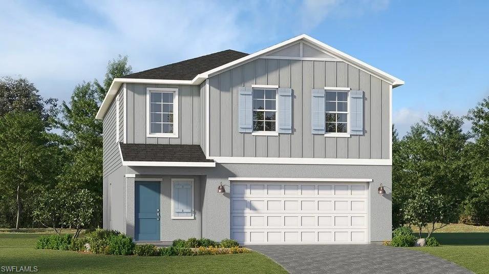 One or more photo(s) has been virtually staged, AI generated or rendered.  MOVE-IN READY!! Sabal Glen at Midtown offers new single-family homes just miles from the endless entertainment and recreation at Babcock Ranch Town Center in Punta Gorda, FL. This expansive two-story home boasts a well-designed layout, featuring a first floor dedicated to shared living and entertaining. The open-concept design seamlessly connects the kitchen, dining room and family room, with a covered lanai extending the interior space outdoors. Upstairs, a spacious loft separates the three secondary bedrooms from the serene owner's suite. Completing the home is a convenient two-car garage. Prices, dimensions and features may vary and are subject to change. Photos are for illustrative purposes only.