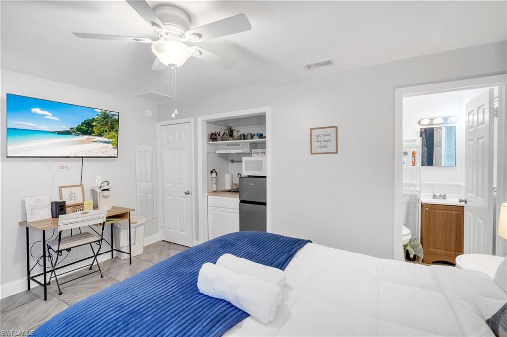 Furnished or unfurnished efficiency located in the heart of Cape Coral. Enjoy the convenience of being close to restaurants, shopping, entertainment, and the Cape Coral business district. Rent includes water, electricity, lawn care, and pest control. Pets may be considered with approval. Washer and dryer are provided as a convenience only. Tenant is responsible for any repairs, maintenance, or replacement. This is a non-smoking property. Smoking and vaping are not permitted anywhere inside the unit or on the premises. First month's rent and security deposit are due at lease signing. Annual lease only; monthly rentals are not available. Application Fee: $69 per applicant (18 years or older). Upon lease signing, $50 from each application fee will be credited toward the tenant’s first month’s rent.