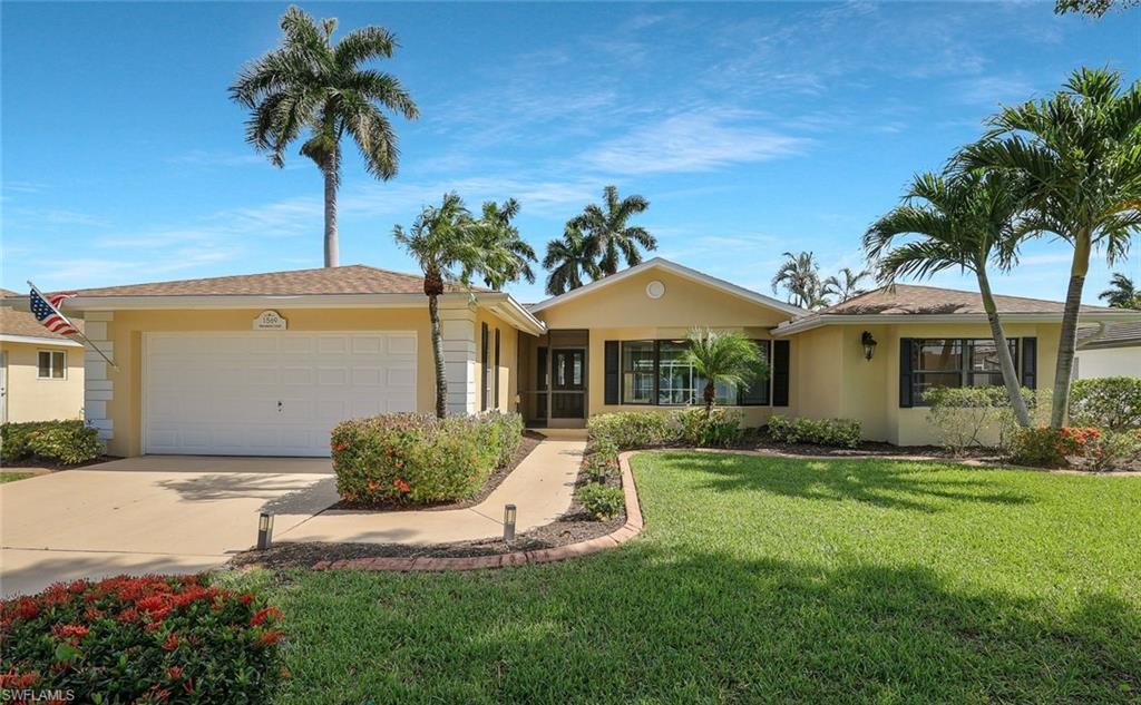 This Well Maintained and Updated Pool Home is located in the desirable neighborhood of Tanglewood and has 1,926 sq ft of Living Area, 4 Bedrooms, 2 Baths, 2 Car Garage, Fenced Backyard, Great Curb Appeal, and is Move-in Ready. Pocketing sliding glass doors seamlessly Blend and Expand your Indoor Living Space to the Large Lanai and Pool Area outdoors, the Perfect place for Entertaining and Relaxing, whether you are Swimming in your Pool, Enjoying the Florida Sunshine, or just Spending Time with Family and Friends. Features and Improvements include Updated Kitchen and Baths, Beautiful Wood Floors, New AC 2025, New Roof 2022, New Interior and Exterior Paint including the Pool Deck 2026, New Light Fixtures in the Kitchen and Living Room 2026, New Lanai Ceiling Fans 2026, New Smoke Detectors 2026, New Carpet in Living Room and 1 Guest Room 2026, New Shower Fixtures in the Guest Bath 2026, New Disposal 2026, New Impact Window in the Living Room 2024, New Privacy Fence 2024, Large Indoor Laundry Room with Utility Tub, and a Pull-down Ladder in the garage for Easy Attic Access. NO FLOOD INSURANCE REQUIRED! Convenient location close to the Downtown Fort Myers River District, Sanibel, Captiva and Fort Myers Beach, dining, shopping, entertainment, and RSW International Airport. Tanglewood has a Voluntary Residents Association and membership is $75 per year.
