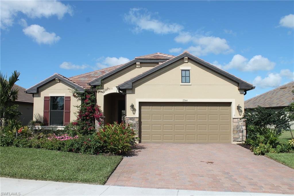HUGE PRICE REDUCTION!!! BEAUTIFUL ONE-YEAR-OLD HOME READY TO MOVE INTO!!!! "Summerwood Model with extended garage" New Naples community with low HOA fees. Brand new clubhouse with resort-style pool and cabana. Pet-friendly with dog park. This Summerwood has builder's upgrades total over $118K+. Plantation shutters and tile throughout, Whitman-designed light fixtures, gourmet kitchen w/ high end appliances. All windows and exterior doors are high-impact. Extended lanai / pool area and extended garage with added shelving and golf cart area. Very private and beautifully landscaped, extra-wide lot. Enjoy the pool with all day sun. Plant-misting irrigation system installed in lanai area. A MUST TO SEE THIS ONE OF A KIND MOVE IN READY HOME!!!!! INCLUDES A TRANSFERABLE DIVOSTA WARRANTY TO NEW OWNER.

Winding Cypress is a SUN-FILLED AND FUN-FILLED community that includes heated resort pool with lap lanes, spa, outdoor barefoot bar, fire pit, tennis courts, bocce ball courts, clubhouse, fitness center, movement studio, outdoor yoga studio, men's & women's locker rooms, and activity room. Additional Neighborhood Amenities include a dog park, community garden, & boardwalk with pavilion.