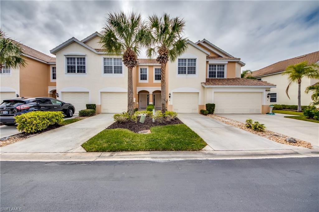 Lake front living at its best! Enjoy the beautiful views from your screened lanai in this 3 bedroom, 2.5 bath townhome in the gated community of Lakewood Village. Located in desired South Ft Myers, this property offers you the best proximity to shopping, dining, beaches and Lakes Park is across the street! New vinyl plank flooring throughout the upstairs. New stainless steel appliances. Large open floor plan with bedrooms and laundry all upstairs. One car garage.