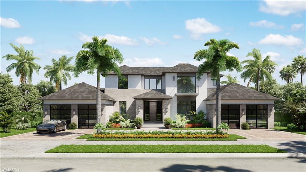 COMING JAN 2021- Stock Custom Homes in collaboration with Stofft Cooney Architects and Marc-Michaels Interior Design. The interior design will have a relaxed feeling, with crisp, airy paint tones paired with warm wood finishes, light stonework, and dark metal accents to add a mix of textures. Featuring a very open floor plan, one will enter into the home and be able to take in all of the main spaces at once, the designs of which will be tied in with an oversized porcelain flooring detail comprised of subtly different colors and textures. Another unifying element between the living room and family room, in particular, will be a stained, ribbed wood detail that clads the fireplace on all sides and then continues onto the ceiling where it is cove lit. In the kitchen, a combination of stained and painted cabinetry will complement the natural quartzite countertops and full-height backsplashes. There will be a white bronze wrapped hood with floating wood shelves flanking it and wrapping into the open style butler’s pantry. The bar in the outdoor living area will take inspiration from the main kitchen with open shelving, painted cabinetry, and a large island for entertaining.