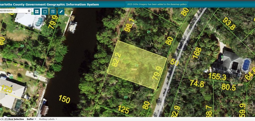 Survey in hand and ready for transfer! Waterfront lot on the Jupiter Waterway with only ONE BRIDGE to the open Myakka River and Charlotte Harbor. Priced to reflect lot-clearing needs. Realtor-Owned. Bring your cash offer for a clean, fast close.  Homes sales are rebounding in this undeveloped frontier with waterfront access. Don't miss out to build now before prices rise! Port Charlotte offers miles of waterways, gorgeous sunsets, nature centers and parks, a variety of restaurants, shopping,sports, and more.  Build your dream home with a dock/ lift facing the Jupiter Waterway, and enjoy this unique opportunity for waterfront living with river access to the Gulf.