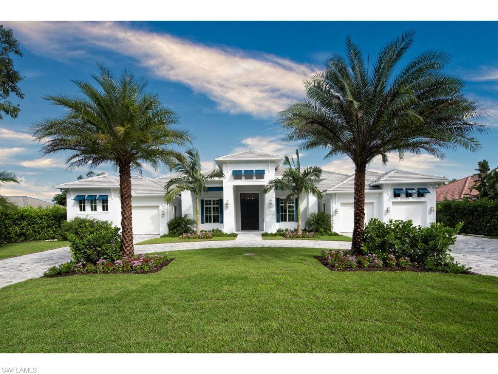 An exciting new construction opportunity located on one of the most desirable tree-canopied streets in Coquina Sands. The residence, situated all on one level and featuring an open floor plan, includes four bedrooms plus a den. Spectacular great room spaces provide abundant light and emphasize indoor-outdoor living and entertaining. The well thought out kitchen, designed with two islands, is equipped to serve not only the casual dining area but also the adjacent great room and the expansive covered outdoor living area with ease. Featuring three garage bays with extra storage space. Conveniently located in Coquina Sands with close proximity to the beaches of Naples and Lowdermilk Park.