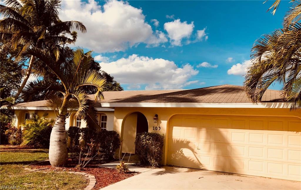 Here is your opportunity to own a great Pool Home that offers a brand new energy efficient Air Conditioning System. Located in a South Cape Coral this property offers easy access to both the Mid Point and Cape Coral Bridges via Santa Barbara Blvd.  Some of the special features of this property include an updated kitchen with newer Wood Cabinets with Granite Counters and newer tiled and wood floors in the living areas and bedrooms. 
The home was designed with a private split floor plan with separate Living and Family rooms providing great spaces for the entire family.. The pool cage was replaced in 2012 and the house was replumbed in 2010. Seller's  are motivated to sell!