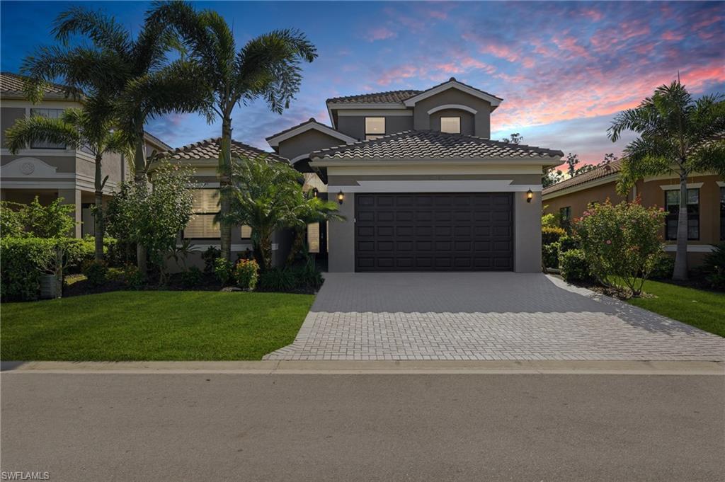 Located in the gated, resort-style community of Marina Bay, this beautiful 4-bedroom + spacious bonus room, 4-bath pool home offers the perfect blend of comfort and modern style. The open layout features a bright great room and a gourmet kitchen with quartz countertops, soft-close cabinets, premium Jenn-Air appliances, and a large island perfect for gatherings.

The first floor includes the primary suite with lake views, tray ceilings, a walk-in closet, and a spa-style bath with dual sinks, a soaking tub, frameless shower enclosure, and upgraded tile finishes. Three additional rooms and two full baths provide plenty of flexibility—one room can easily serve as a bedroom, den, or office. Upstairs, the bonus room with its own full bath is perfect for guests or a media room.

Enjoy panoramic lake views from your screened lanai and heated saltwater pool, ideal for relaxing or entertaining.

Highlights: hardwood floors, impact windows and doors, Storm Smart electronic lanai shades, whole-home water softener system, and a freshly painted exterior.

Marina Bay offers two pools, a fitness center, tennis and pickleball courts, basketball, playgrounds, and a beautiful clubhouse. Close to shopping, dining, RSW Airport, and SWFL beaches.