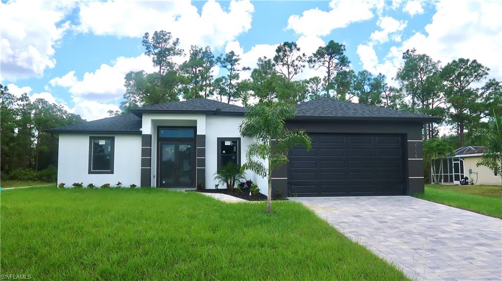 GREAT OPPORTUNITY! New construction 2025.Don’t miss the opportunity to buy the home of your dream in the city of Lehigh Acres,in a privileged location close to schools,shopping centers and just minutes from road 80 and I75.This beautiful home has a Modern architecture design and high ceilings.A spacious living surrounded by high impact windows and doors,wood kitchen cabinets with quartz countertop and new stainless steel appliances.Don’t wait any longer and make your appointment to see in person