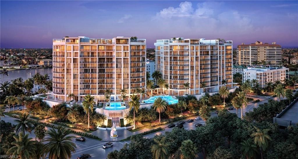 One or more photo(s) has been virtually staged, AI generated or rendered.  Welcome to Naples’ Most Desirable Place to Call Home. Framed by the Gulf and the tranquil waters of Vanderbilt Lagoon, The Ritz-Carlton Residences, Naples transcends Southwest Florida Luxury. The partnership between The Ritz-Carlton brand and developer, Stock Residences is based in a mutual pursuit of excellence, lifestyle innovation, and bespoke amenities and services. This elegant North Tower Residence 907 showcases vaulted 10-foot ceilings and light oak floors in main living area and bedrooms that creates an airy, light filled atmosphere. The kitchen shines with white European style cabinetry, Cambria quartz countertops, and premium high-end appliances. Meanwhile the owner’s suite creates a luxurious spa-like space. Outside covered terraces function as natural extension of the interior with a summer kitchen, with a natural gas grill, which is the perfect finale to this peace of paradise. The centerpiece of the amenity offering is a 28,000-square-foot retreat devoted to private, owners-only amenities and personalized experiences including: Concierge Services, Private Restaurant & Bar exclusively for Residents and Guests, Owners’ Spa Including Saunas, Relaxation Space, and Treatment Rooms, Game Room with Billiards and Card Tables, Full-service Business Center with Meeting Rooms and Private Work Spaces, Business Café and Coffee Lounge, Private Dining, Theatre Screening Room Equipped with TV, Movie, Gaming, and Digital Entertainment Connectivity, Interactive Golf Simulator Featuring State-of-the-Art Ball Tracking and Extensive Course Library, Everglades-Themed Kids Room with Spaces for Free Play, Imagination, Arts & Crafts, and More, The Ultimate Teen Room Appointed with video games, ping pong, and a Formula 1® Racing Simulator. and Four Available Guest Suites for Entertaining Overnight Guests. More than 22,000 square feet of outdoor amenities await residents who appreciate refined coastal living. The main resort pool with sun shelf on the third floor overlooks Vanderbilt Beach and the endless horizon of the Gulf. Luxury cabanas, cabana suites, and fire pit seating areas also enjoy the breathtaking vista, along with a covered terrace with grilling station for casual entertaining. There is even a separate lap pool for those who prefer to take their exercise outside without sacrificing style. Beyond the impressive offerings of the main amenity level, Tower Residence Owners also enjoy two rooftop retreats, one at the top of each of the 12-story buildings. Gorgeous sunset views, chic lounge seating, gracious service, and sophisticated ambience are always on the day’s schedule. Property photos contain virtual renderings.