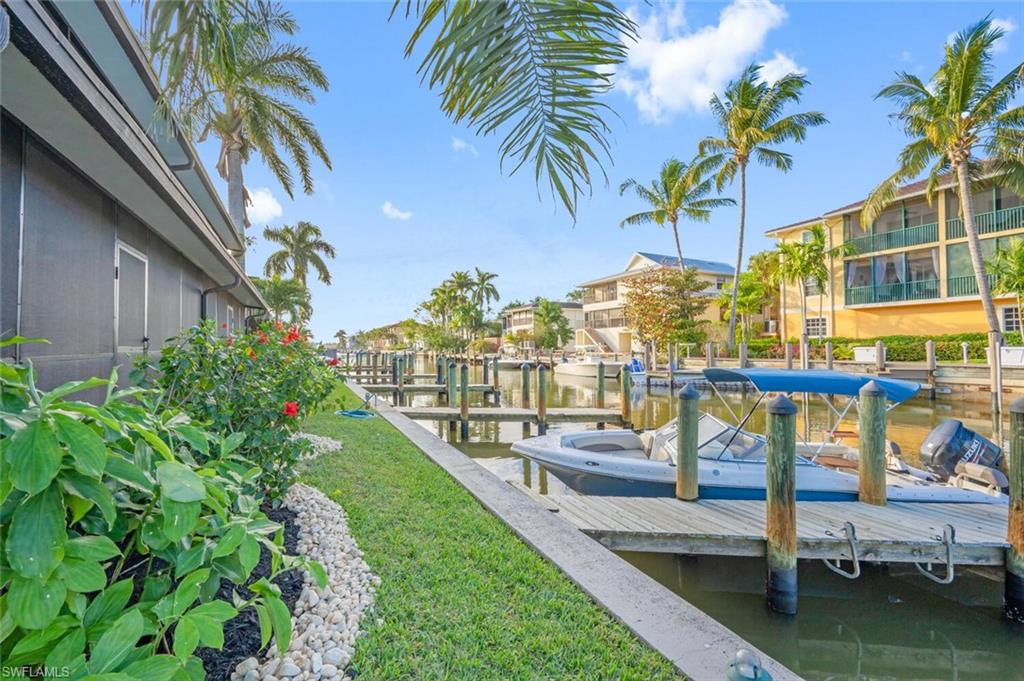 Beautiful Waterfront condo completely remodeled and ideally situated on the Bay, offering Gulf access with no bridges. This stunning 2/2-unit features high-end appliances, an in-unit washer and dryer, hurricane impact windows and doors, and breathtaking water views. Located just 5 minutes from downtown 5th Avenue, you'll enjoy world-class dining, shopping, entertainment, and Naples white sand beaches. An exceptional opportunity to experience the ultimate Southwest Florida waterfront lifestyle.