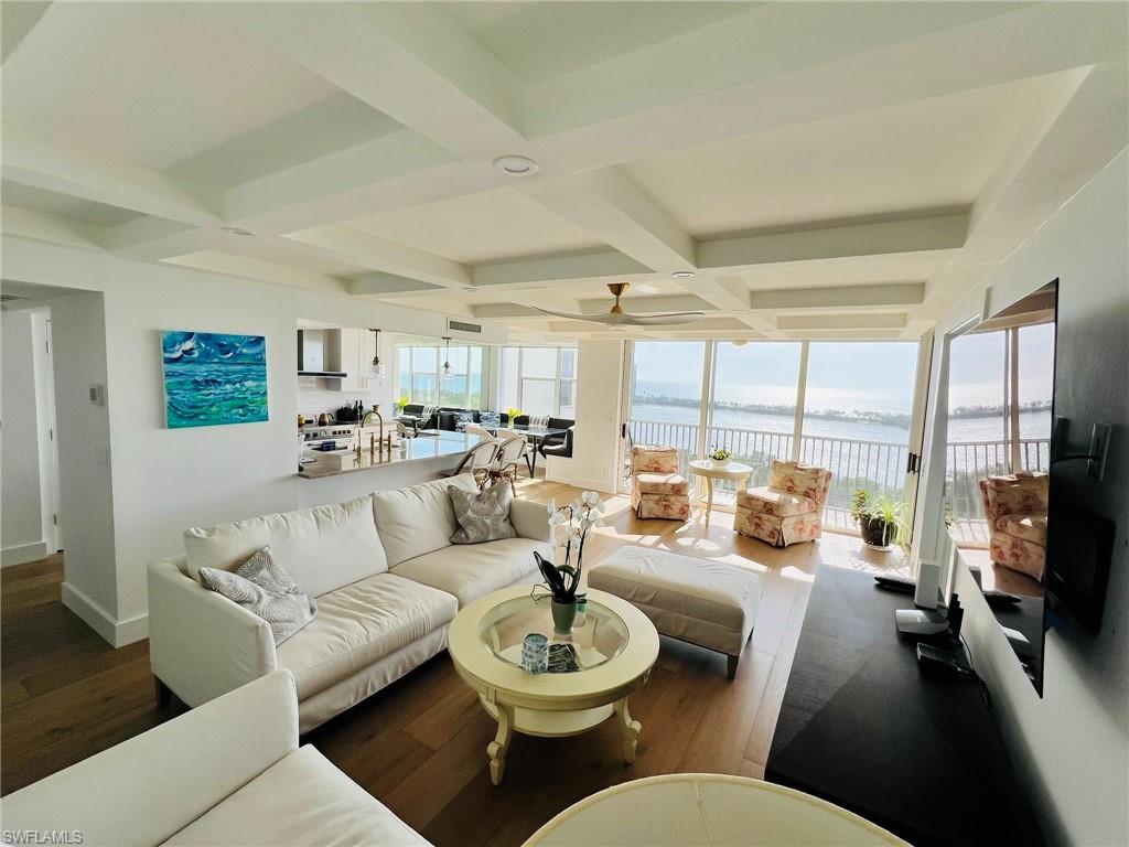 Available off-season. If rented between July 2026 and December 2026, rental rate shall be $8,500 per month. If rented for November 2026 through December 2026, rental rate shall be $9,500 per month.

Experience elevated Pelican Bay living from this completely renovated 10th-floor end unit in St. Nicole at Pelican Bay. Offering 2 bedrooms and 2 baths, this west-facing residence captures breathtaking Gulf views and has been thoughtfully redesigned to maximize the beauty, light, and ease of the Naples coastal lifestyle.

Beautifully renovated and fully turnkey furnished, this residence features wide-plank, long-board European oak wood floors, coordinating tile on the lanai, Taj Mahal quartzite countertops, marble bathrooms, Kohler fixtures, all-new appliances, a brand-new washer and dryer, electric shades throughout, and plantation shutters in the guest room. The shaker-style kitchen includes a garbage disposal and drinking water purifier, while all-new furnishings create a refined, move-in-ready setting for seasonal or extended-stay living. The primary suite offers a large walk-in closet, and the guest bedroom includes a spacious step-in closet.

St. Nicole offers a community pool, spa, fitness center, BBQ grill, electric vehicle charging station, and a premier Pelican Bay setting just steps from the berm. The building is also planning a major renovation to enhance the pool area and lobby, further elevating the resident experience.

There is only one Pelican Bay. As one of North Naples’ premier luxury communities, Pelican Bay offers residents exclusive access to an extraordinary lifestyle, including private beach access, two Gulf-front restaurants, tennis facilities, golf, boardwalks, a Fitness and Wellness Center, and miles of private beach along the Gulf of Mexico.

Perfectly positioned adjacent to Waterside Shops and within close proximity to Artis—Naples, this residence places you moments from fine dining, luxury shopping, world-class entertainment, and the best of the Naples lifestyle. A rare opportunity to enjoy a completely renovated, turnkey Pelican Bay residence with Gulf views, premium amenities, and exceptional seasonal appeal.