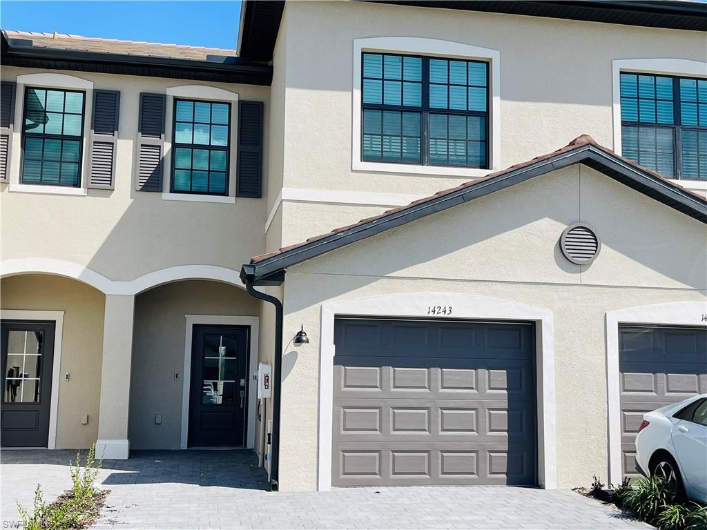 This spacious townhome features 3-bedroom, 2.5 baths, formal dining, open kitchen and 1 car garage. Other features are tile through the ground floor, pantry, large walking closets. This Wi-Fi certified Home has total home automation. 500Mbps high speed internet is included in the lease. Amazing location near Gateway, Central FGCU, Miromar, RSW Airport, and all of the shopping, dining and entertainment you love in Fort Myers! Timber Creek will be a Resort Style Amenity Community. Amenities are due to be completed in couple of months and will include a 17,000 sq ft Clubhouse with full Fitness Center, Saunas, Multiple Pools, Indoor Basketball, Restaurant Bar+Grill, Sand Volleyball, Arcade, Coffee House, Tennis Courts, Pickle Ball and so much more! This gem won't last!!