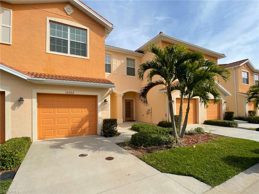 Enjoy resort-style living in this beautifully maintained 3-bedroom, 2.5-bathroom townhome with a one-car garage located in the highly desirable Marbella on Cypress community. This spacious home features an open floor plan with a large kitchen complete with granite countertops, abundant cabinet space, and a seamless flow into the living and dining areas, making it ideal for both everyday living and entertaining. Upstairs, the expansive primary suite offers vaulted ceilings, a cozy sitting area, dual closets, and an en-suite bath with double vanities, while two additional bedrooms provide plenty of space for family, guests, or a home office. Relax on your private screened lanai overlooking a peaceful wooded preserve, offering both privacy and tranquil views. Residents enjoy exceptional community amenities, including a resort-style pool and spa, clubhouse, fitness center, and private movie theater. Conveniently located just minutes from I-75, RSW International Airport, Gulf Coast Town Center, Bell Tower Shops, Topgolf, Six Mile Cypress Slough Preserve, shopping, dining, and entertainment, this home offers the perfect combination of comfort, convenience, and the Southwest Florida lifestyle.