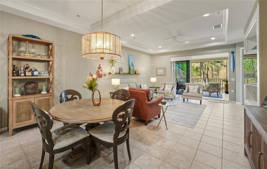 Penthouse-Style Condo with Golf Membership in Naples Lakes Country Club! Welcome to your private penthouse retreat in the highly sought-after Naples Lakes Country Club, a bundled golf community featuring an 18-hole Arnold Palmer Signature Golf Course. This top-floor, 2-bedroom, 2-bath residence offers peace and privacy with no one above and impressive tray ceilings reaching 9’5” (standard is 8’8”), giving the home an open, airy feel. Step inside to a modern yet warm coastal design with fresh updates throughout: - New quartz countertops, backsplash, and coffee bar - Newer appliances and updated lighting - Updated bathrooms with contemporary finishes - Plantation shutters for timeless Florida style - New bedroom flooring and abundant storage space - King in master, Queen in guest room The spacious, furnished condo is move-in ready, with a north-facing lanai that captures serene views of nature and a touch of the northwest horizon for breathtaking sunsets. Enjoy the Naples lifestyle with a 2-car garage, world-class golf, tennis, fitness, and resort-style amenities, all just minutes from RSW Airport, Marco Island, and 5th Avenue South’s shopping, dining, and beaches. This is more than a condo — it’s a lifestyle.